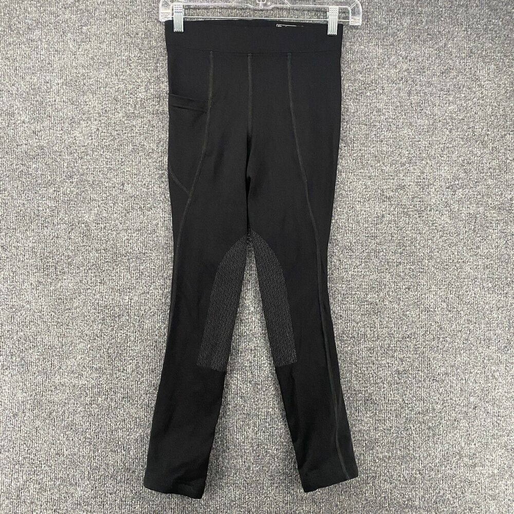 Dover Saddlery Pants Womens M Black‎ Silicone Grips Equestrian Horse Breeches
